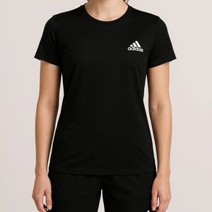 Adidas Women's Black Short Sleeve Tee